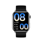 Montre SMARTY 2.0 training mixte connecté métal bracelet silicone noir - vue 1