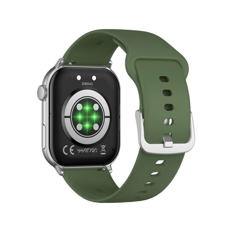 Montre SMARTY 2.0 training mixte connecté métal noir bracelet silicone - vue 3