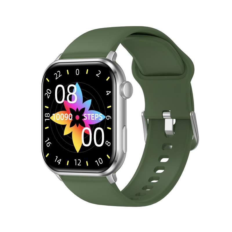 Montre SMARTY 2.0 training mixte connecté métal noir bracelet silicone - vue D1
