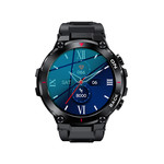 Montre SMARTY 2.0 pull up mixte connecté métal noir bracelet silicone noir - vue 1
