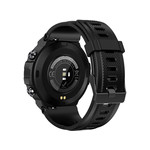 Montre SMARTY 2.0 pull up mixte connecté métal noir bracelet silicone noir - vue 3