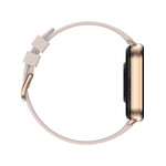 Montre SMARTY 2.0 team mixte connecté métal doré rose bracelet silicone rose - vue 2