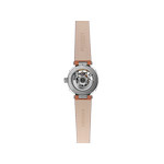 Montre HERBELIN Newport Automatic femme automatique acier bracelet cuir marron - vue 3