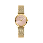 Montre PIERRE LANNIER ligne pure femme bracelet acier doré jaune - vue 1