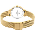 Montre PIERRE LANNIER ligne pure femme bracelet acier doré jaune - vue 3