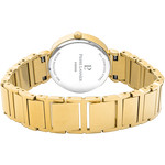 Montre PIERRE LANNIER ligne pure femme bracelet acier doré jaune - vue 3