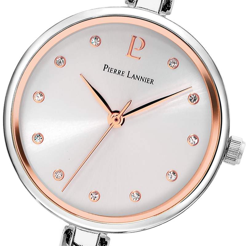 Montre PIERRE LANNIER Leia femme bracelet acier argent - vue D1