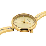 Montre PIERRE LANNIER Leia femme bracelet acier doré jaune - vue 2