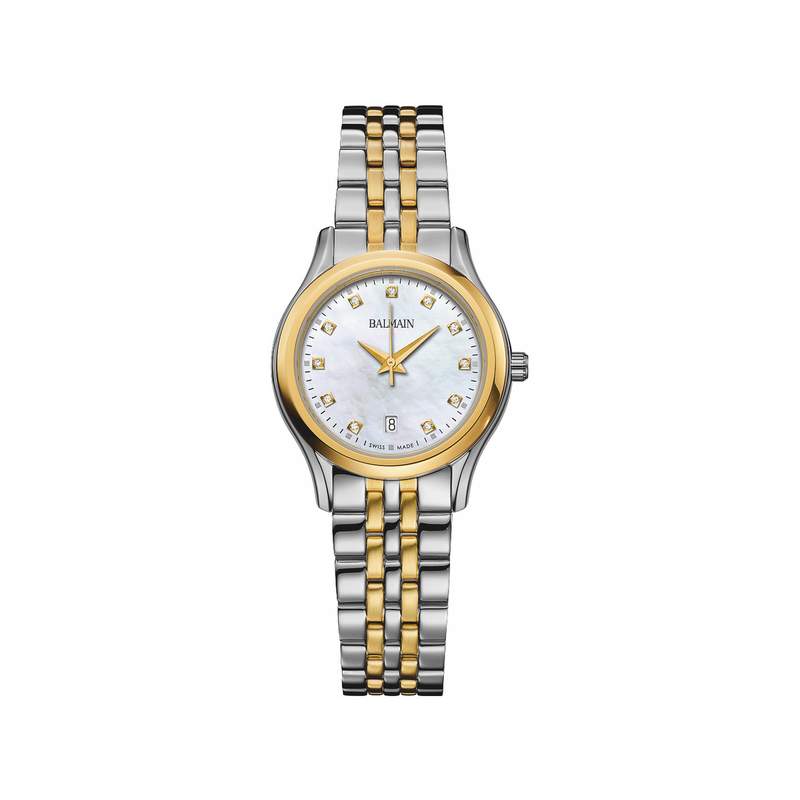Montre BALMAIN Beleganza femme bracelet acier bicolore jaune - vue 1
