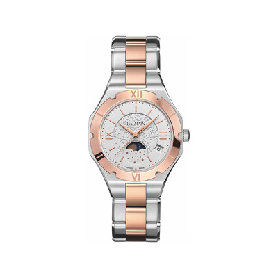 Montre BALMAIN Be Balmain femme bracelet acier bicolore rose