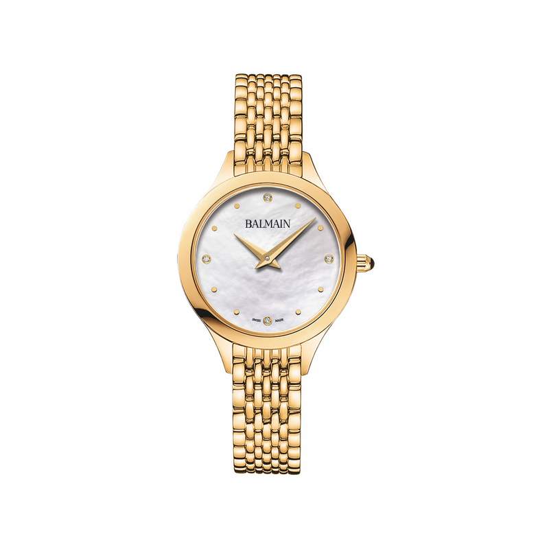 Montre BALMAIN de BALMAIN femme bracelet acier jaune - vue 1
