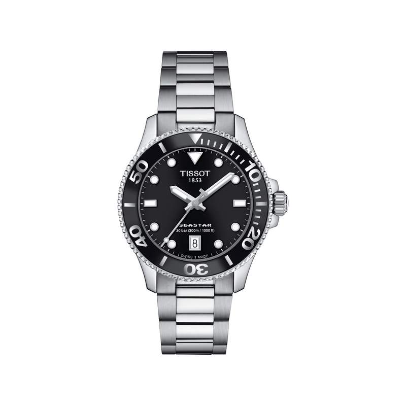 Montre TISSOT t-sport femme bracelet acier gris - vue 1
