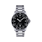 Montre TISSOT T-SPORT SEASTAR 1000 mixte cadran noir bracelet acier inoxydable - vue 1