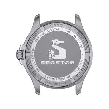 Montre TISSOT t-sport mixte acier bracelet caoutchouc noir