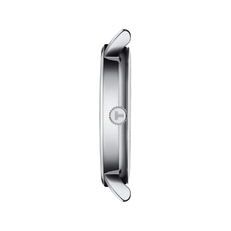 Montre TISSOT T-CLASSIC EVERYTIME femme cadran gris bracelet acier inoxydable - vue 2