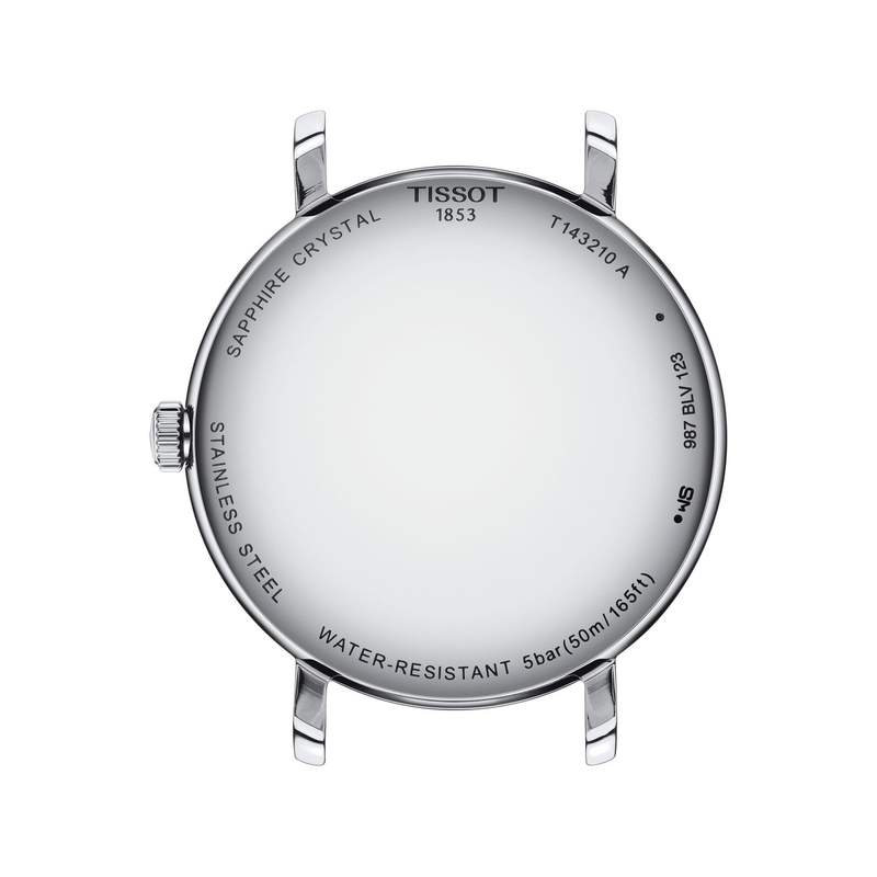 Montre TISSOT T-CLASSIC EVERYTIME femme cadran gris bracelet acier inoxydable - vue 3