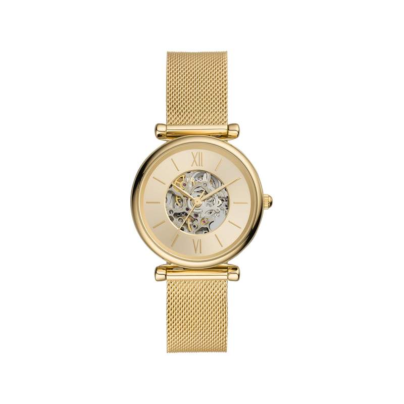 Montre FOSSIL Carlie femme bracelet acier doré - vue 1
