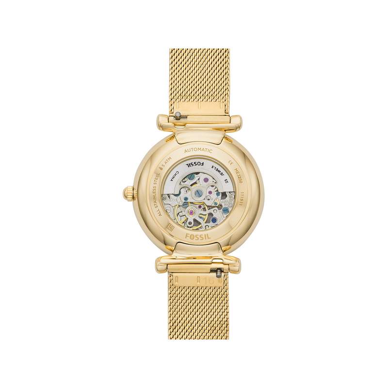 Montre FOSSIL Carlie femme bracelet acier doré - vue 3