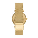 Montre FOSSIL Carlie femme bracelet acier doré - vue D3