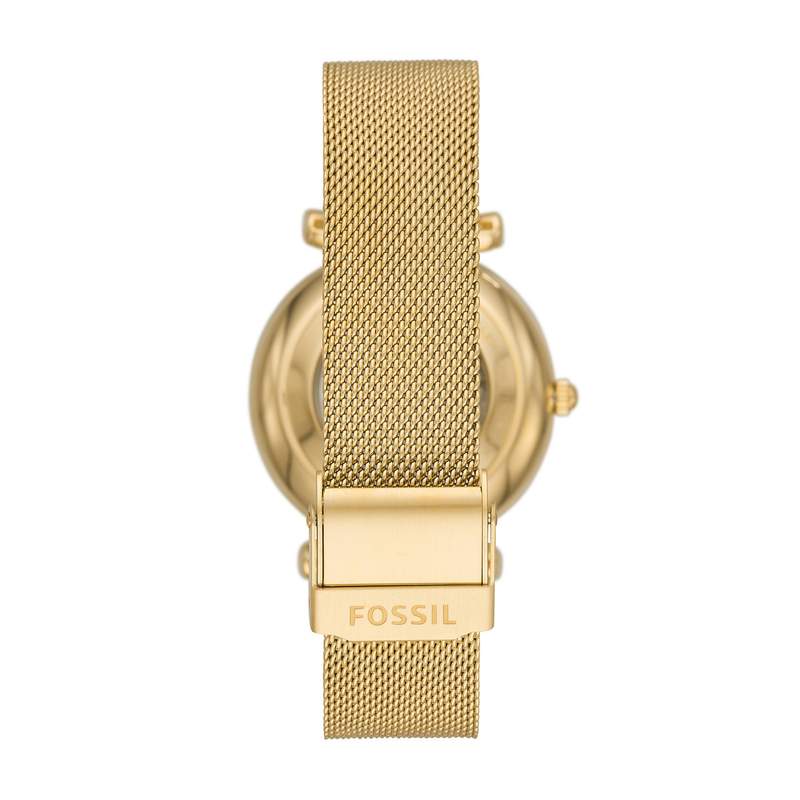 Montre FOSSIL Carlie femme bracelet acier doré - vue D3