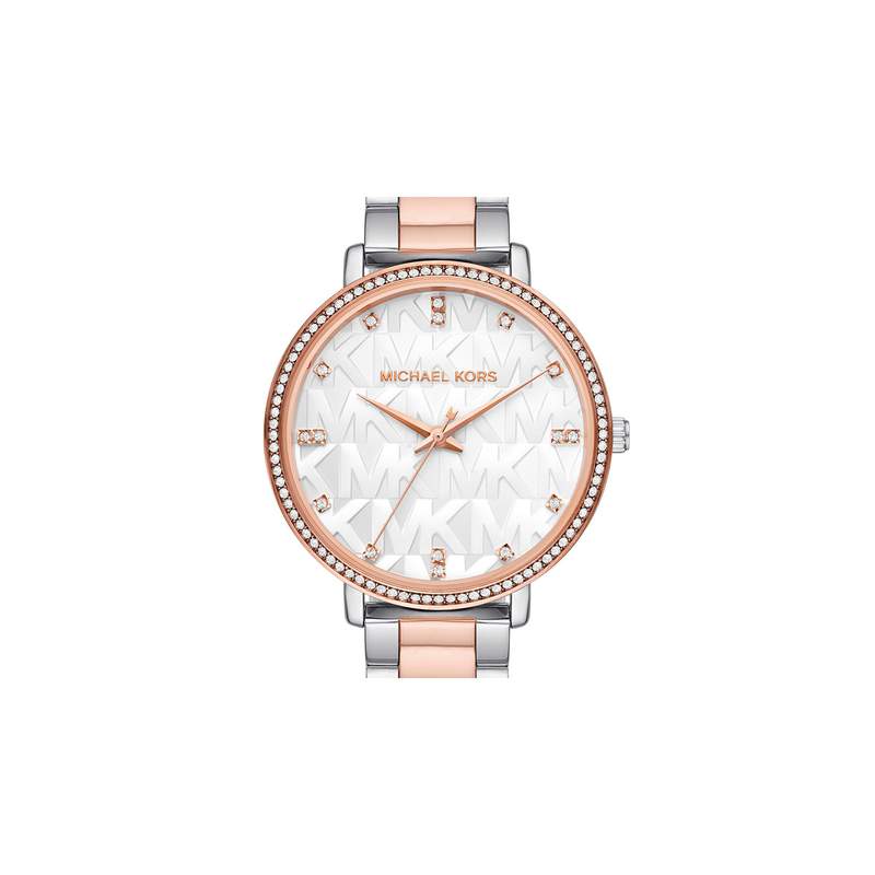 Montre MICHAEL KORS pyper femme bracelet métal bicolore - vue D2
