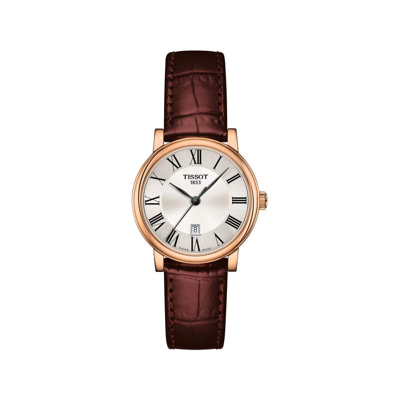 TISSOT Carson Premium-horloge met leren band - afbeelding 1