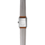 Montre HERBELIN Art Deco femme analogique acier bracelet cuir marron - vue 3