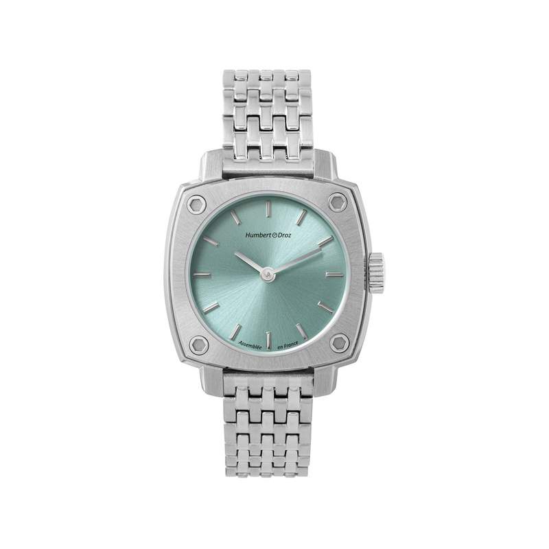 Montre HUMBERT-DROZ hd lou femme mecanique, bracelet acier - vue 1