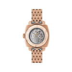 Montre HUMBERT-DROZ hd lou femme mecanique, bracelet acier doré jaune - vue 3