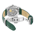 Montre MATY GM automatique cadran vert bracelet cuir vert - vue D1