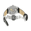 Montre MATY GM automatique cadran noir bracelet cuir noir - vue VD1