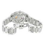 Montre MATY GM automatique cadran blanc bracelet acier - vue 5