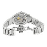 Montre MATY GM automatique cadran blanc bracelet acier - vue D1