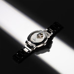 Montre MATY GM automatique cadran blanc bracelet acier - vue D4