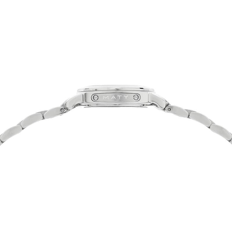 Montre MATY GM cadran nacre bracelet acier - vue 5