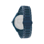 Montre TOMMY HILFIGER lexi femme bracelet acier inoxydable bleu - vue 3