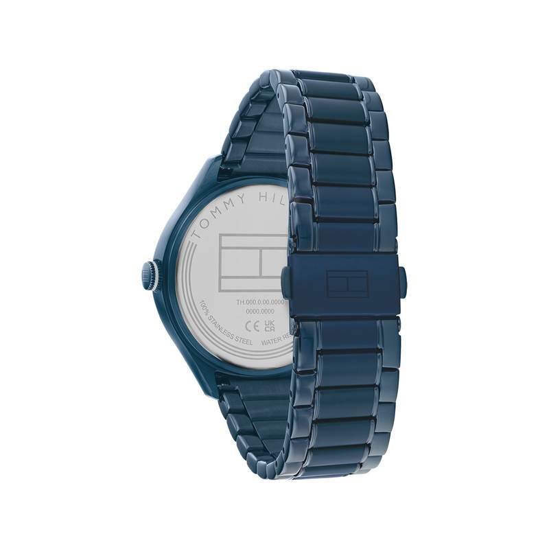 Montre TOMMY HILFIGER lexi femme bracelet acier inoxydable bleu - vue 3