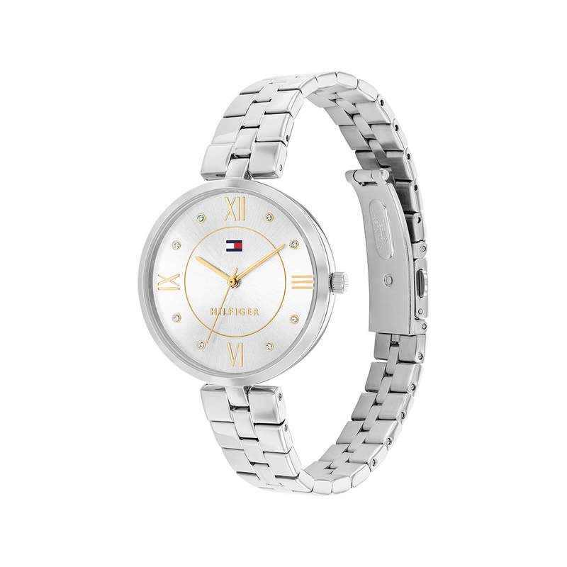 Montre TOMMY HILFIGER ella femme bracelet acier inoxydable argent - vue 2