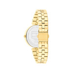 Montre TOMMY HILFIGER ella femme bracelet acier inoxydable doré jaune - vue 3