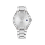 Montre TOMMY HILFIGER juliette femme bracelet acier inoxydable argent - vue 1