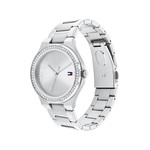 Montre TOMMY HILFIGER juliette femme bracelet acier inoxydable argent - vue 2