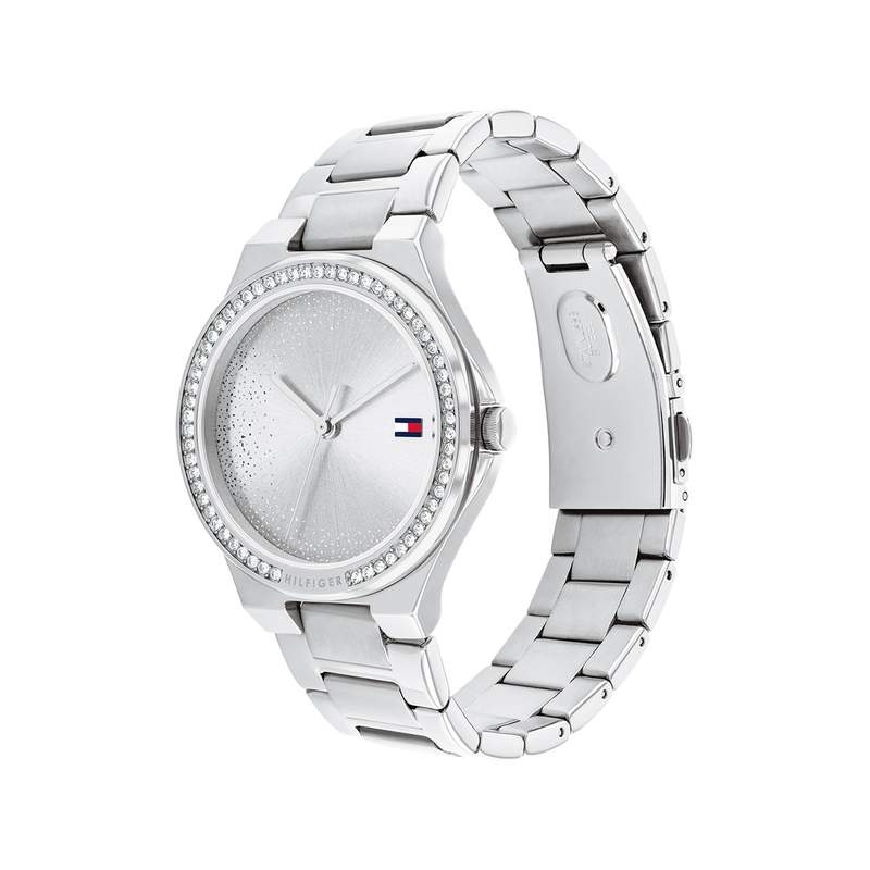 Montre TOMMY HILFIGER juliette femme bracelet acier inoxydable argent - vue 2