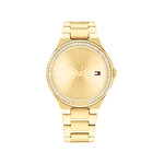 Montre TOMMY HILFIGER juliette femme bracelet acier inoxydable doré jaune - vue 1