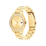 TOMMY HILFIGER Juliette dameshorloge met roségouden roestvrijstalen armband - afbeelding 2