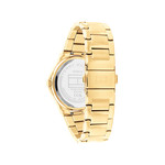 TOMMY HILFIGER Juliette dameshorloge met roségouden roestvrijstalen armband - afbeelding 3