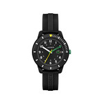 Montre LACOSTE mini tennis enfant bracelet silicone noir - vue 1