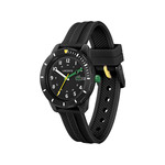 Montre LACOSTE mini tennis enfant bracelet silicone noir - vue 2