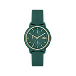 Montre LACOSTE LACOSTE.12.12 multi femme bracelet silicone vert - vue 1