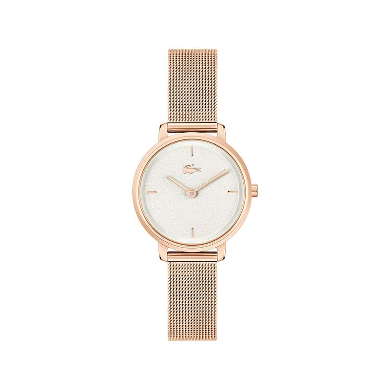 Montre LACOSTE suzanne femme bracelet acier rose - vue 1