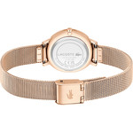 Montre LACOSTE suzanne femme bracelet acier rose - vue 3